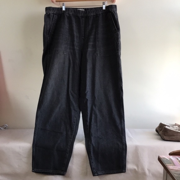 NWT Madewell sz Extra Large Tall PULL-ON RELAXED JEAN IN CHELFORD Wash - Picture 8 of 11